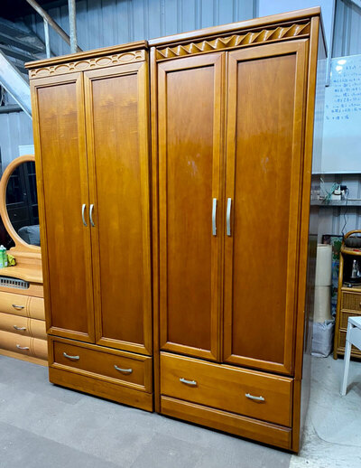 復古紋路衣櫃 復古單人衣櫃